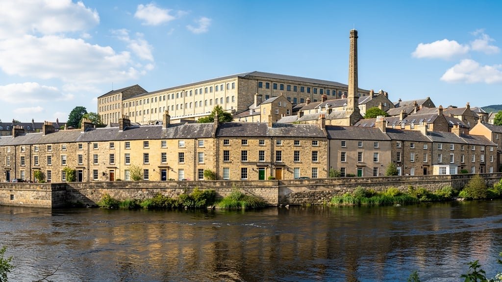 Saltaire UNESCO World Heritage Site village in West Yorkshire