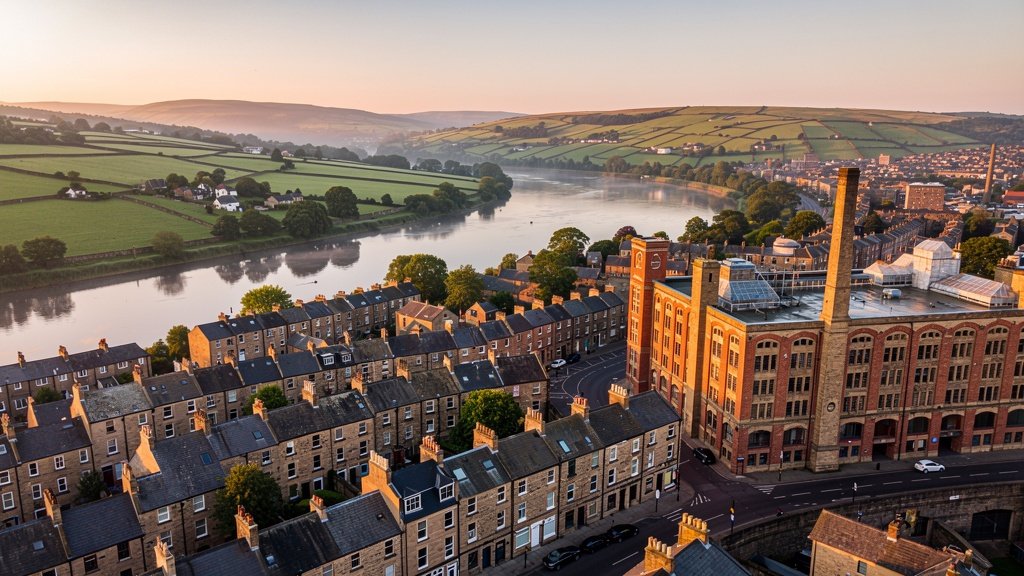 Bradford and Shipley West Yorkshire property market skyline view